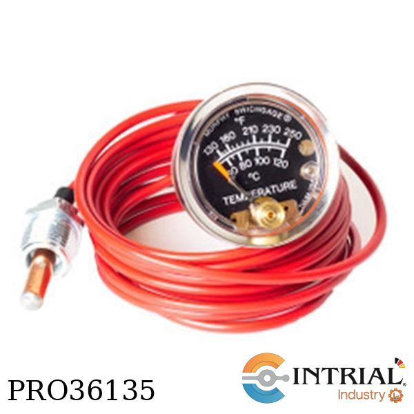 TEMPERATURE SWICHGAGE, Dual Scale ° F (° C): 130-250 (60-121)