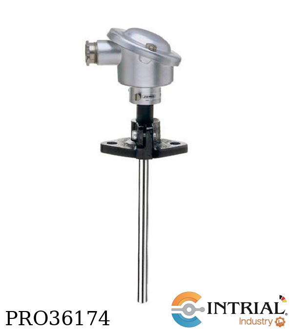 ​PUSH-IN THERMOCOUPLE WITH TERMINAL HEAD FORM B, 1x Pt13Rh-Pt "R"