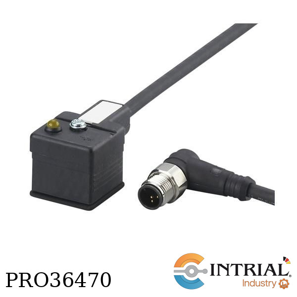 ​PROLONGADOR CON CONECTOR PARA VÁLVULAS,  [V] 24 AC/DC, PUR / PUR
