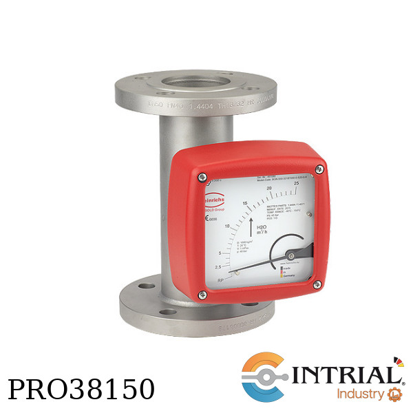 FLOWMETER AREA VARIABLE, Max. Temperature, 350°C0 Max. Pressure, PN 40