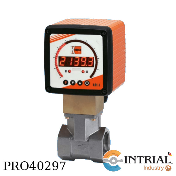 Differential Pressure, Measuring range, 2 - 21,4 L/min water