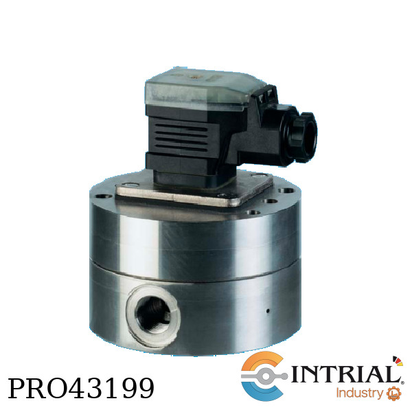 Gear Wheel Flowmeter, 80 °C, G 1/2 on rear, 0,3...60 L/min / 400 bar
