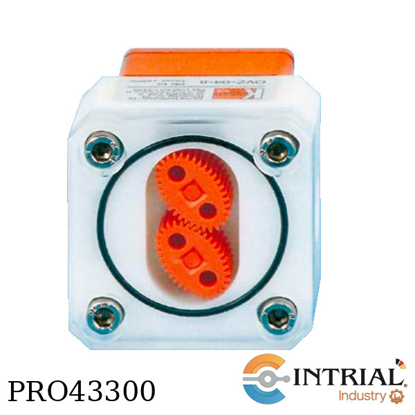 Oval Gear Flowmeter, +-2,5% FS, POM / POM / PN 10, 1/2 NPT