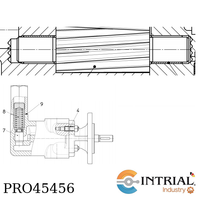Gear pump , Spare parts
