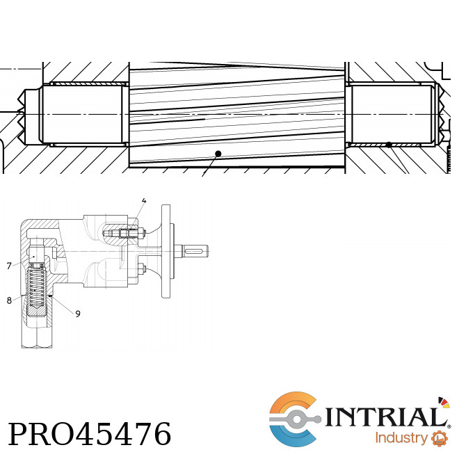 Gear pump , Spare parts