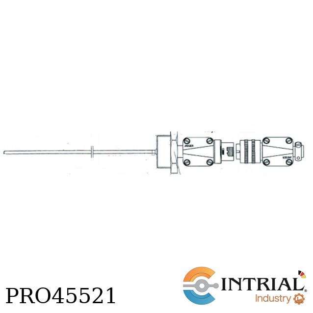 Slot resistance thermometer