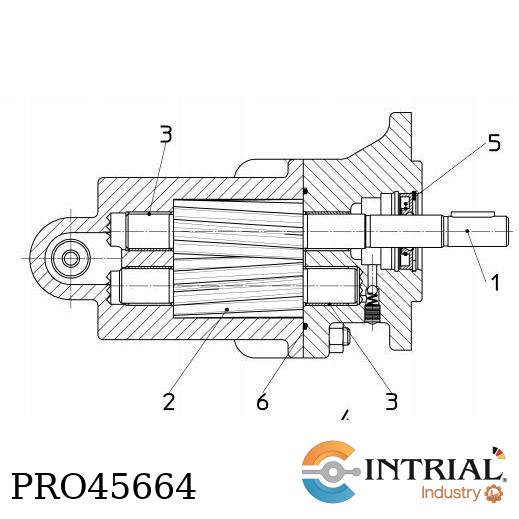 ​Gear pump SF6/132RD-O