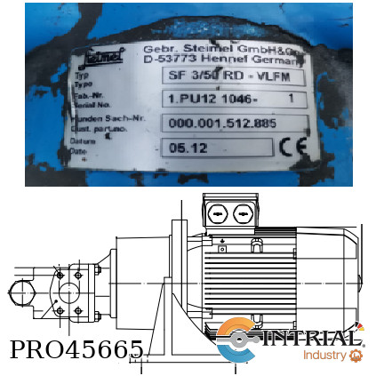 Gear pump SF 3/50 RD - VLFM