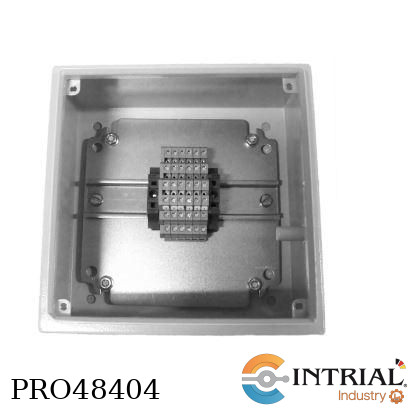 18 Channel painted mild steel cable reduction box with 3 terminals per channel for vibration