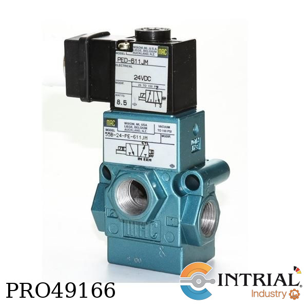 SOLENOID VALVE, 3/8 INCH NPTF, 24 VDC (8.5 W)