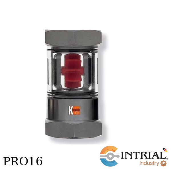Indicador de Flujo con Rotor DAH, 1-12 L/min, 1/2" NPT