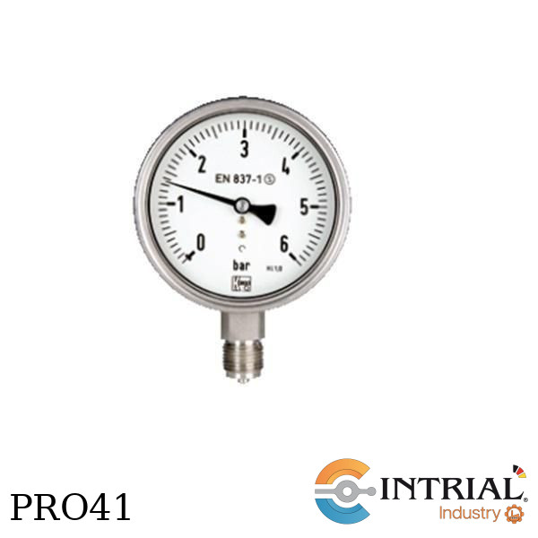 Stainless Steel - Pressure Gauges with Bourdon Tube Brand: Kobold – Heinrichs (Alemania) MAN-SF26-B0
