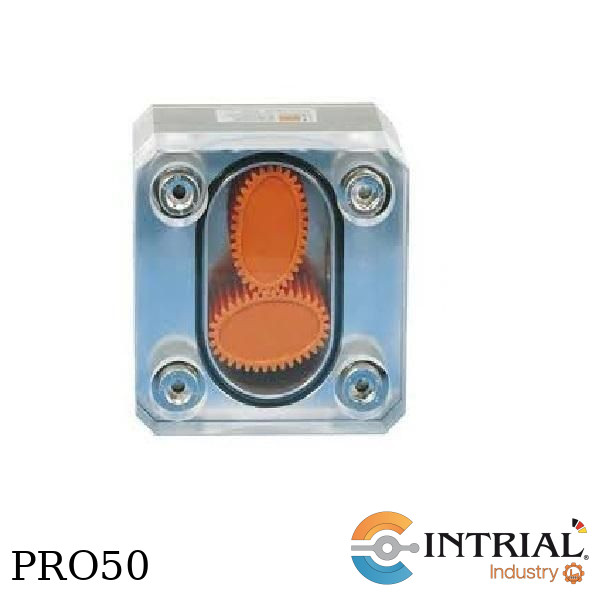 Oval Gear Flowmeter. Range by 10…800 mm2/s. Connection, G ¾ “ NPT. Accuracy +-2,5% FS. Frequency ran