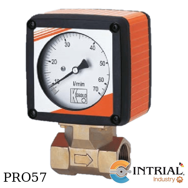 Medidor/Interruptor de Caudal por Presión Diferencial, 60 a 420 LPH