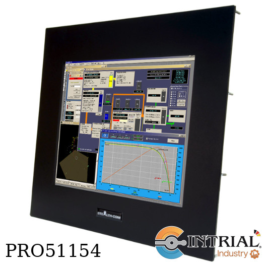 17“ Panel Mount Touchscreen LCD Display STEALTH SV-1705-PM-RT-SS