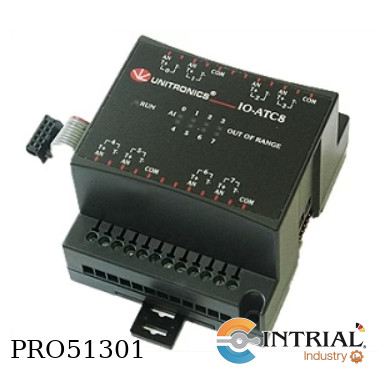 Expansion module 8 temperature or analog inputs UNITRONICS 24 VDC