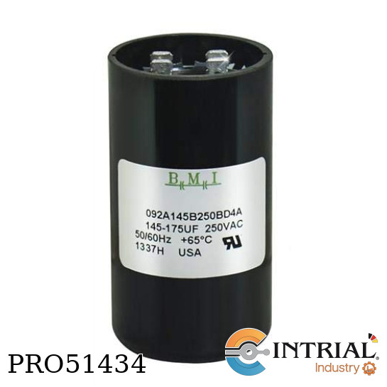 CAPACITOR ARRANQUE BMI DE 250VAC, 50/60 Hz