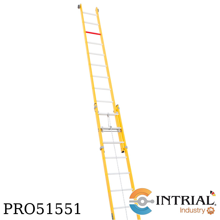 Escalera de Fibra Extensible a Cuerda 18 peldaños