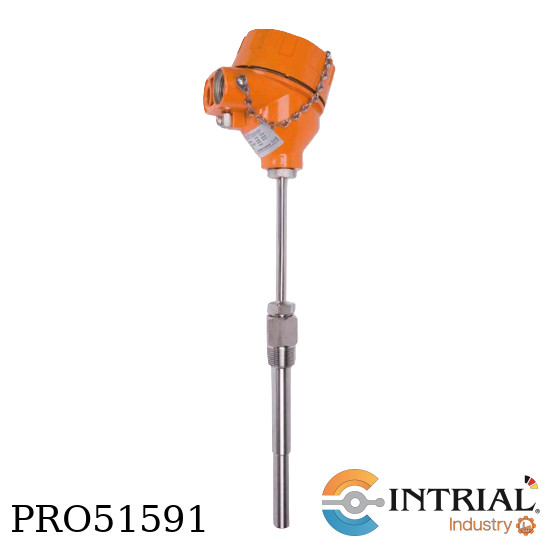 Resistance Thermometers Exd, 1x Pt100, cat. A, (-30..+550 °C), 1/2" NPT male