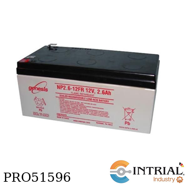 BATERÍA, 12 V CC 2,6 A
