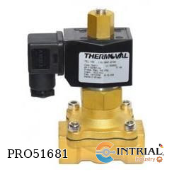 VALVULA SOLENOIDE, 1/2"NPT, LATON, FKM, 220VAC, NC