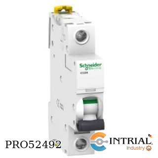 Interruptor Termomagnético Riel Acti 9 iC60N 1P 2 A Curva C 6 kA