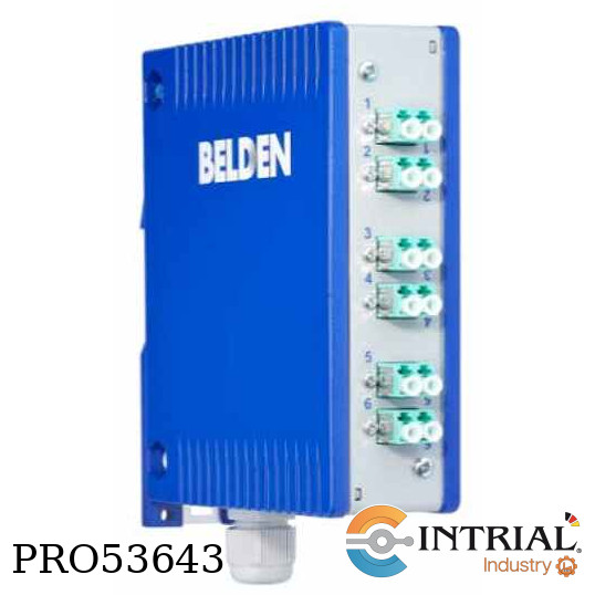 MODULAR PATCH PANEL BELDEN HIRSCHMANN 24 fibers OS2 UPC