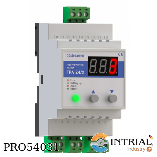 ALARMA DE PREVENCIÓN DE INCENDIOS FIPRES 24V CC RS-485 Modbus