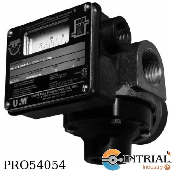 FLOWMETER UFM 300 PSI 1 1/2 BSPP 12.7 GPM