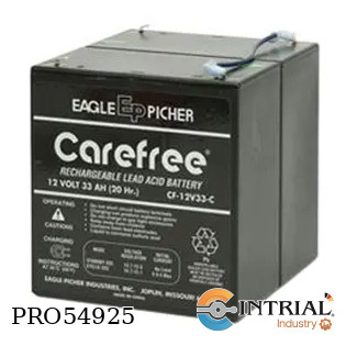 CAREFREE RECHARGEABLE BATTERIE EAGLE 12V 33 Ah 1.45 watt hrs/cu in