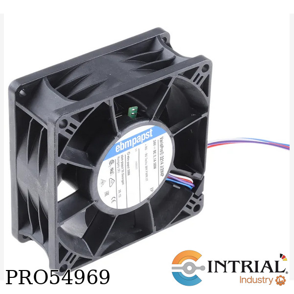 AXIAL FAN EBM-PAPST 24 VDC 165 CFM 13000 RPM