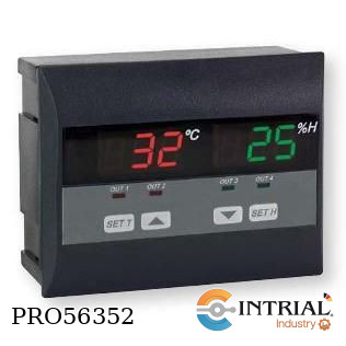 TEMPERATURE/HUMIDITY SWITCH  DWYER 20-250 VAC, 24 VDC  -50 to 150°C 0 to 100% RH.