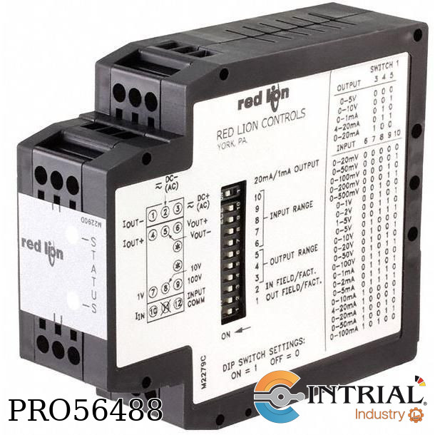 CONVERTIDOR DE SEÑAL REDLION 0 ~ 100mA, 0 ~ 100V   24 VCA, 11 ~ 36 VCC
