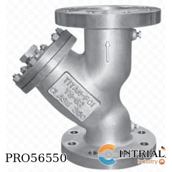 FLANGED END Y STRAINER TITAN 1/8 PERF SS T316