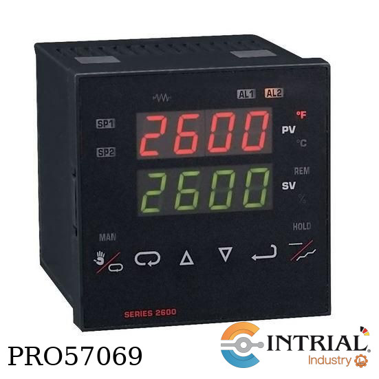 Temperature/Process Controller DWYER 5000 ohm Two 4 digit  100 to 240 VAC nominal