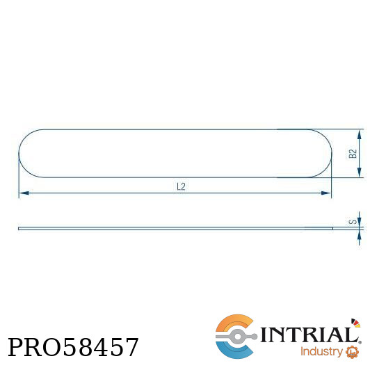 LAMINA MICA KLINGER 280 x 34 x 0,15/0,20 mm