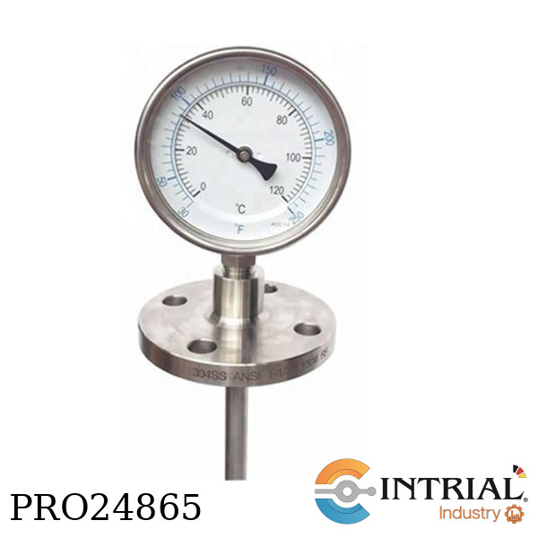 Termómetro 4" Brida 120ºC
