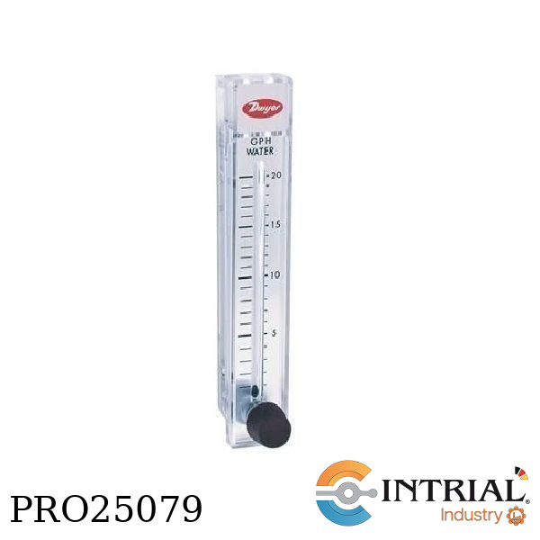 ​RATE-MASTER POLYCARBONATE FLOWMETERS,  10" Scale, 1.2-10 GPM Water