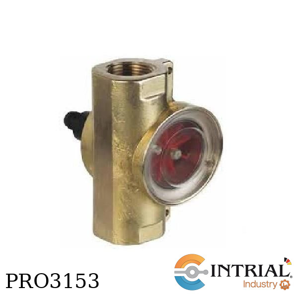 Medidores de Flujo Tipo Paleta giratoria DRG,  Laton, 0.5-12 L/min, 1/8" NPT