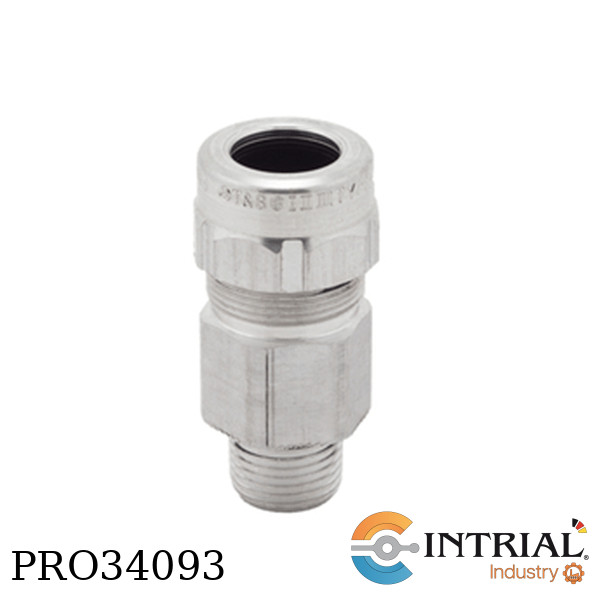 Conector de Alumio de 1/2"  para  cable  armado