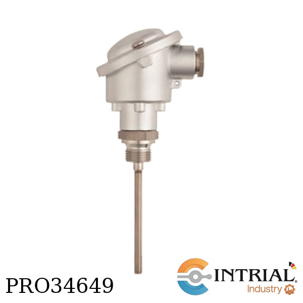 ​SCREW-IN RESISTANCE THERMOMETER WITHOUT SUPPORT TUBE, STEPPED PROTECTION TUBE, -50..260°C, G 1/2, 1