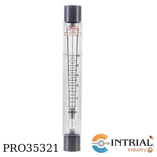 VISI-FLOAT ACRYLIC FLOWMETERS, 10-75 LPM Water,  1˝ FNPT