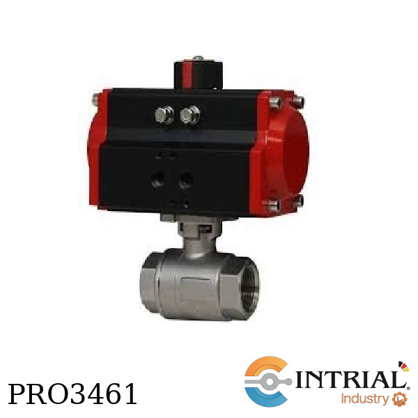 VALVULA ESFERICA DE ACERO INOXIDABLE, 2" NPT, 20" Hg a 1000 psi