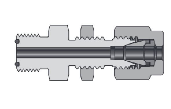 OFS Body to Bulkhead Tube Fitting HIKELOK