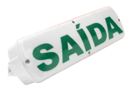 SEÑALIZACIÓN DE SALIDA VERDE DE EMERGENCIA DE BLOQUE AUTÓNOMO 45 LEDS