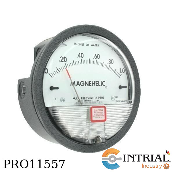 ​MANOMETRO DIFERENCIAL DE PRESION, 0 - 80 in water,  4"