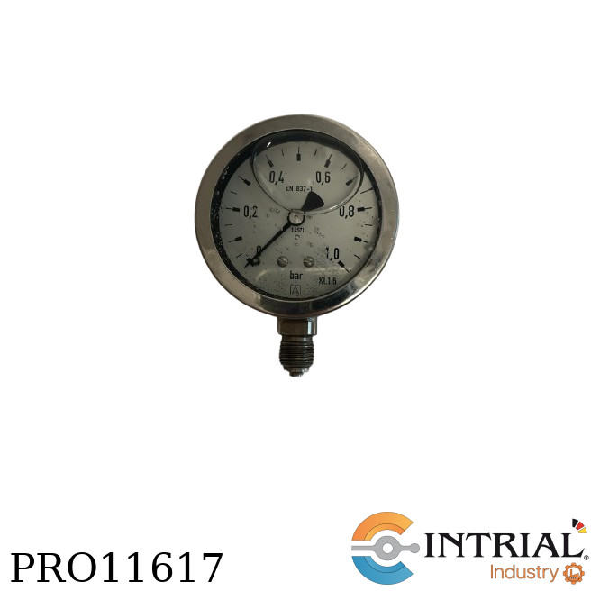 Manometro 2 1/2'' Inf. Acero (0 a 1 bar)