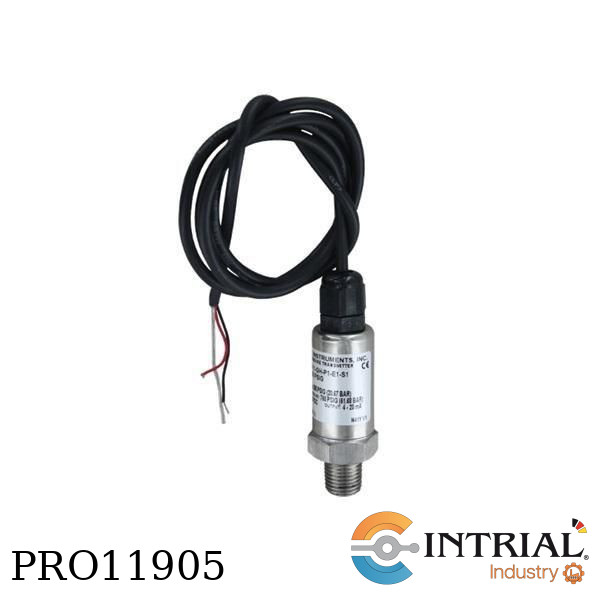 INDUSTRIAL PRESSURE TRANSMITTERS, 0-200 psig, 1.0% Full Scale, 1/2" Female NPT