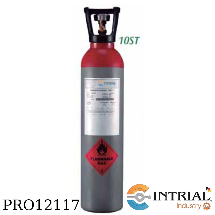 Gas Calibración 10L 120ppmSO2-80ppmCO-Balance N2