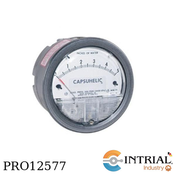 ​DIFFERENTIAL PRESSURE GAGE, 0-100 cm w.c., ±4%.